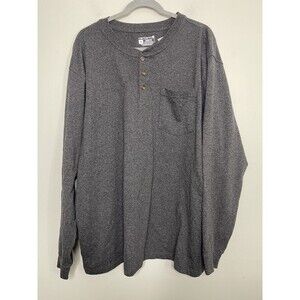 Carhartt Men’s Size XL Relaxed Fit Heavyweight Henley Snap Pocket Thermal Shirt